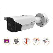 Трмовизионна камера Hikvision 50°(H)x37.3°(V) Детекция на човек до 150 м автомобил 460 м